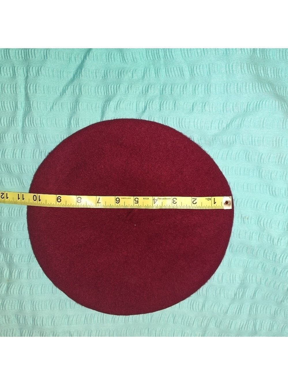 Vintage Wool Raspberry Beret One Size - Picture 2 of 4